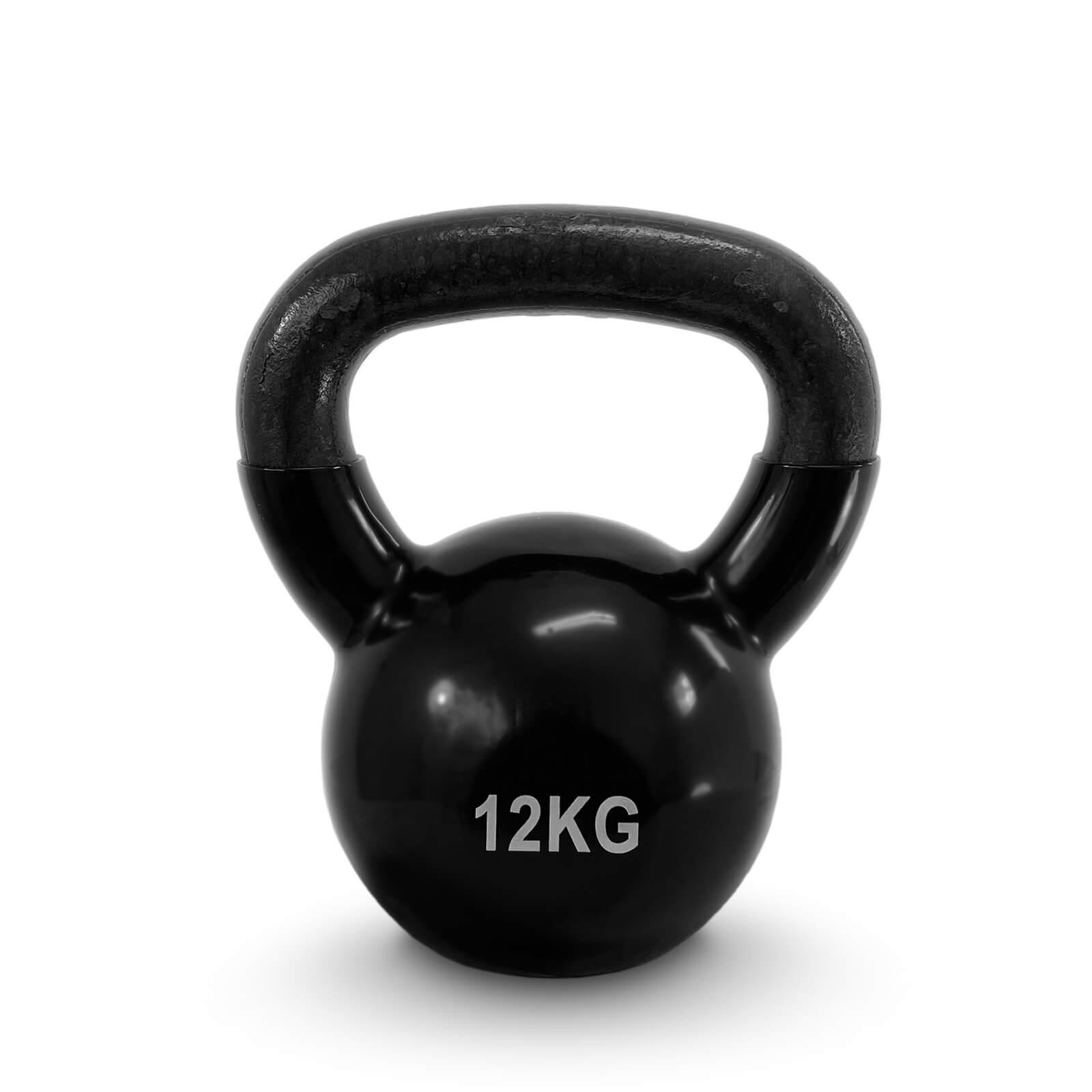 Tjek Kettlebell Vinyl, 12 kg, JTC Power på SportGymButikken.dk