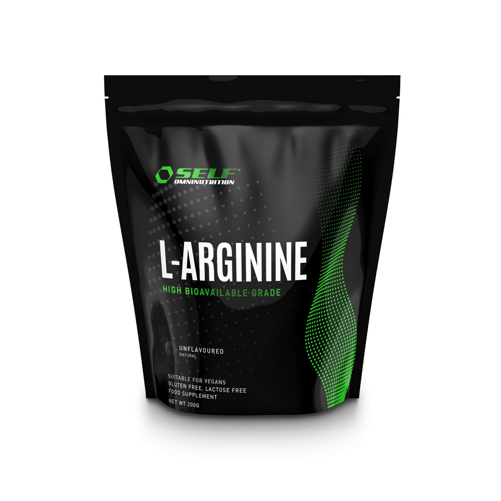 Tjek Arginine, 200 g, Self på SportGymButikken.dk