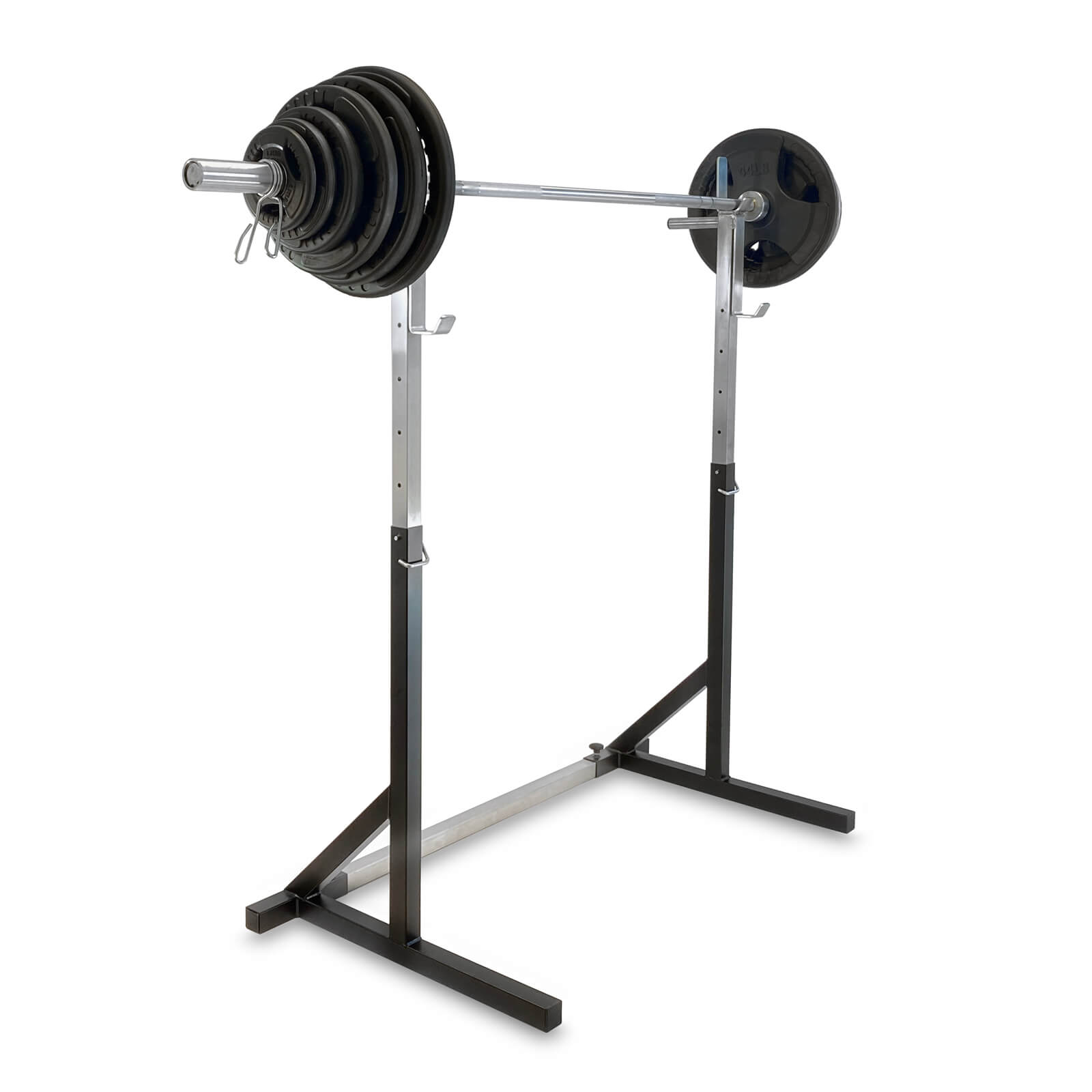 Se Tri-Grip vægtstangssæt 127,5 kg og stativ, JTC Power hos SportGymButi