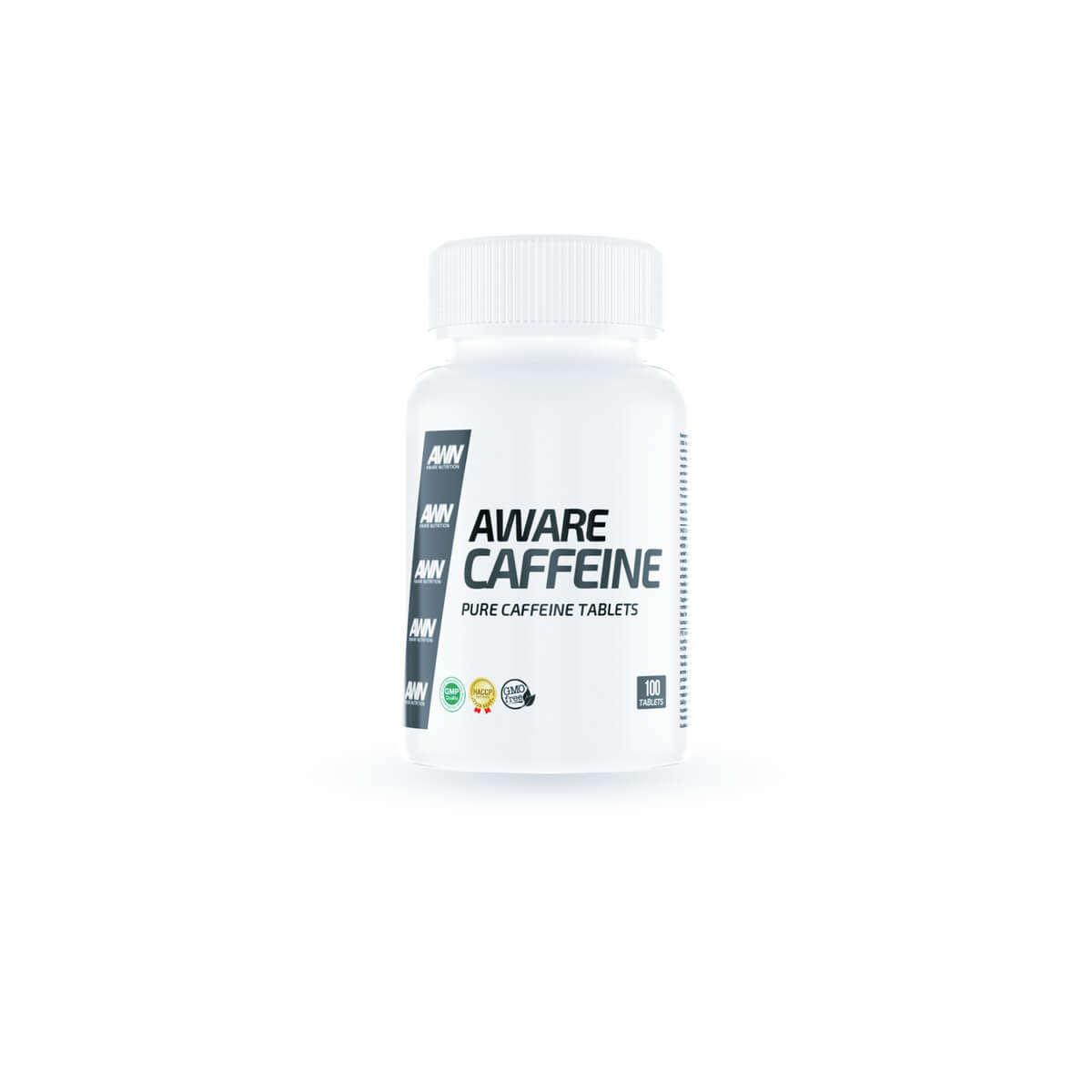 Se AWARE Koffein 100 mg, 100 tabletter, Aware Nutrition på SportGymButikken.dk