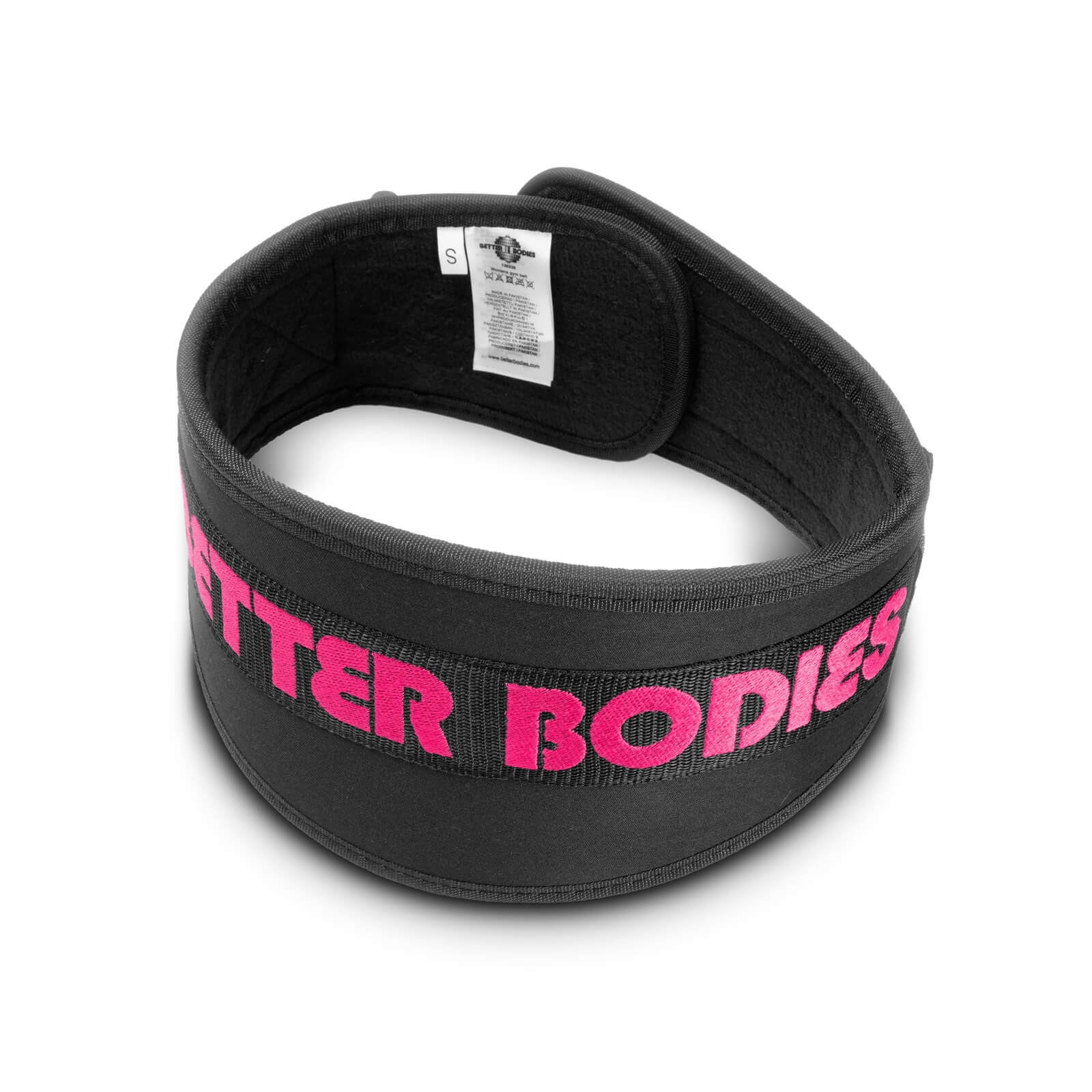 Tjek Womens Gym Belt, sort/pink, Better Bodies på SportGymButikken.dk