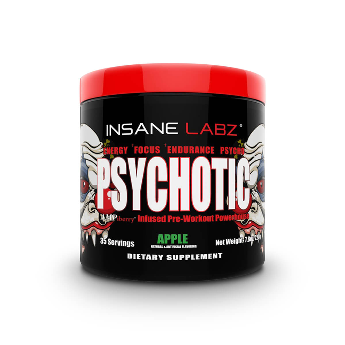 Tjek Psychotic Pre-Workout, 259 g, Insane Labz på SportGymButikken.dk