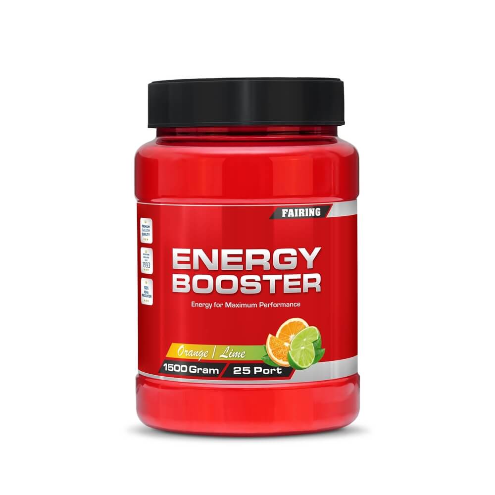 Tjek Energy Booster, Orange/Lime, 1,5 kg, Fairing på SportGymButikken.dk