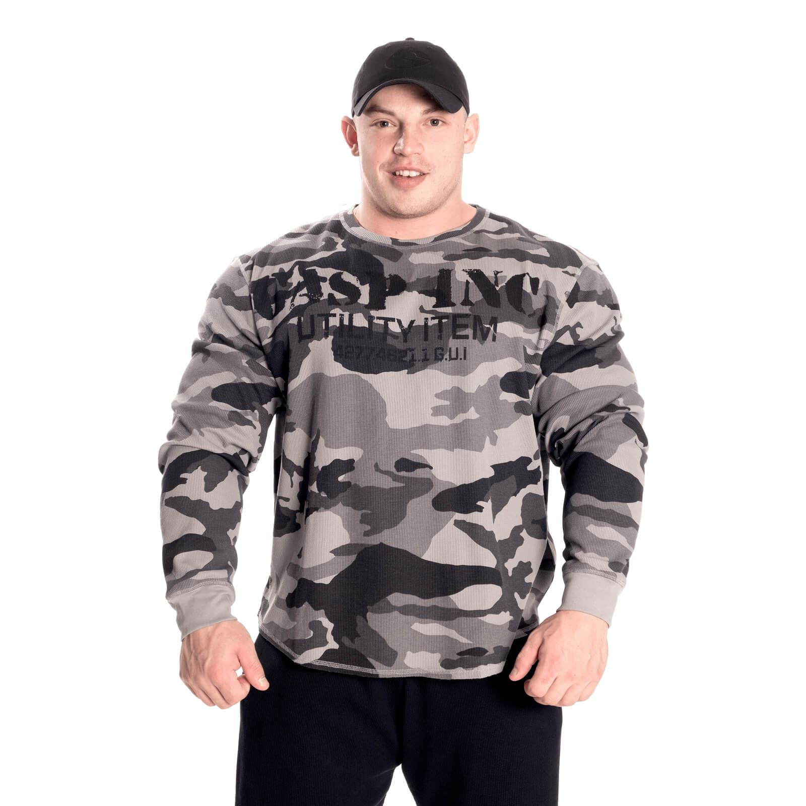 Tjek Thermal Gym Sweater, taktisk camo, GASP på SportGymButikken.dk