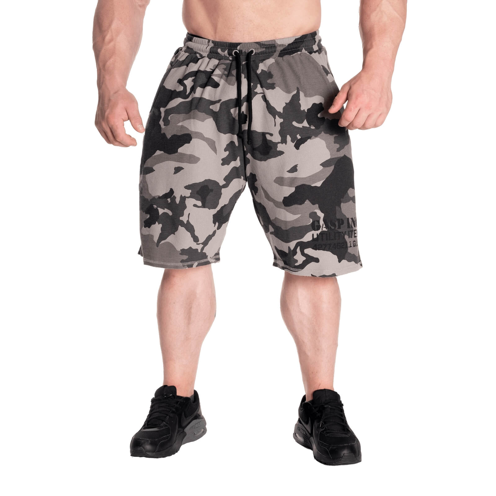 Tjek Thermal Shorts, taktisk camo, GASP på SportGymButikken.dk