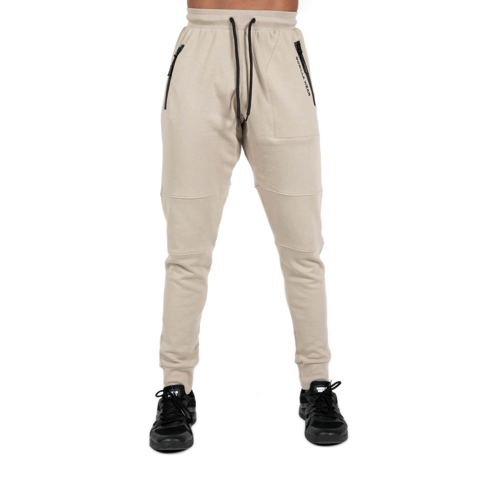 Tjek Newark Pants, beige, Gorilla Wear på SportGymButikken.dk