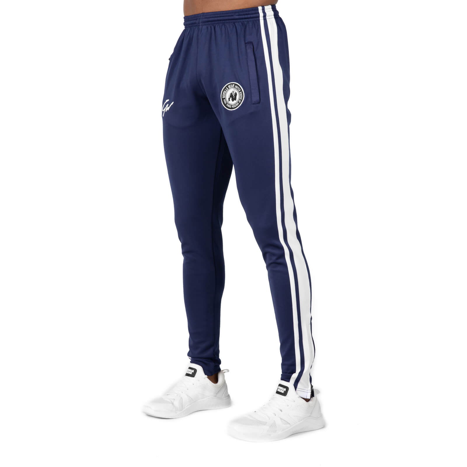 Tjek Stratford Track Pants, navy, Gorilla Wear på SportGymButikken.dk