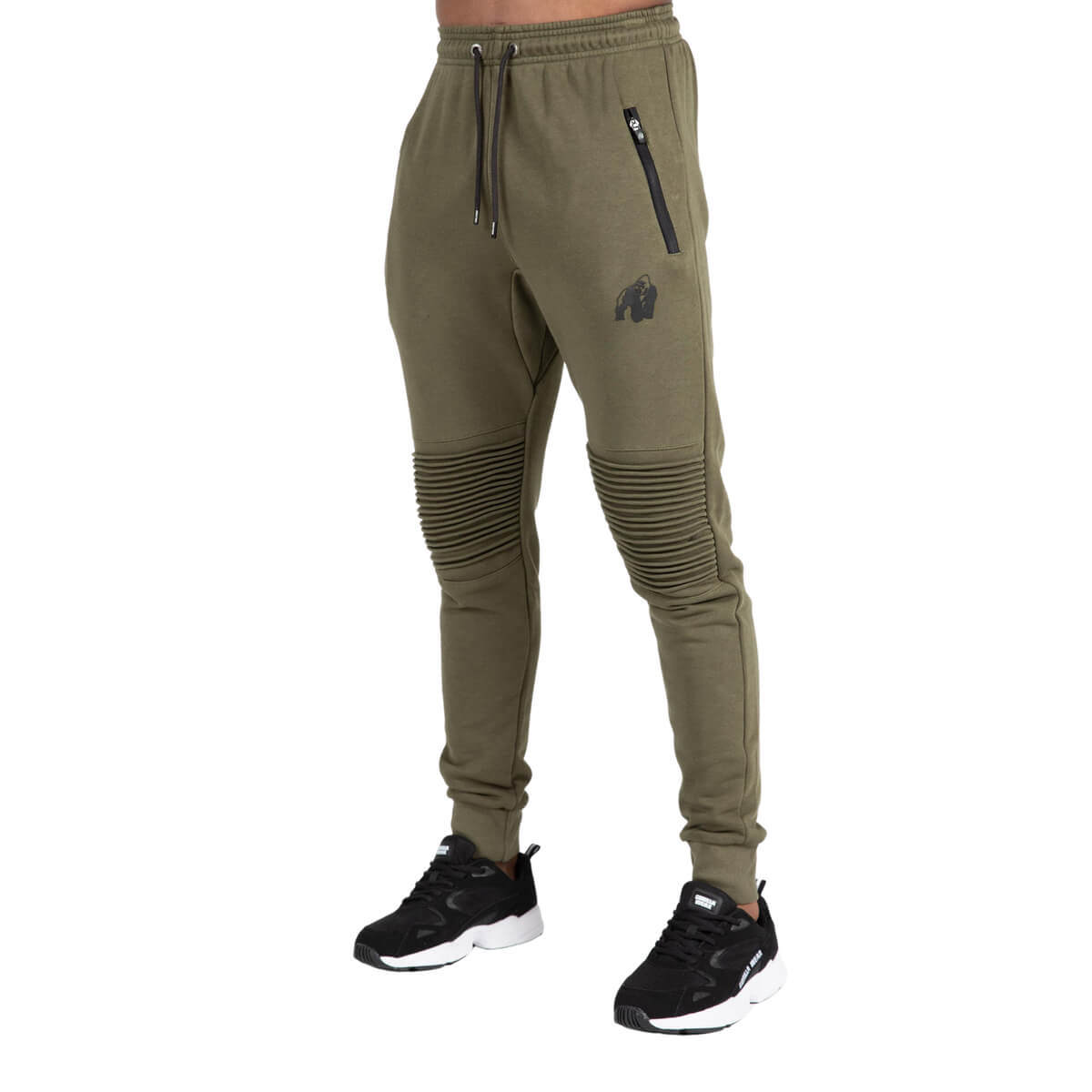 Tjek Delta Pants, army green, Gorilla Wear på SportGymButikken.dk