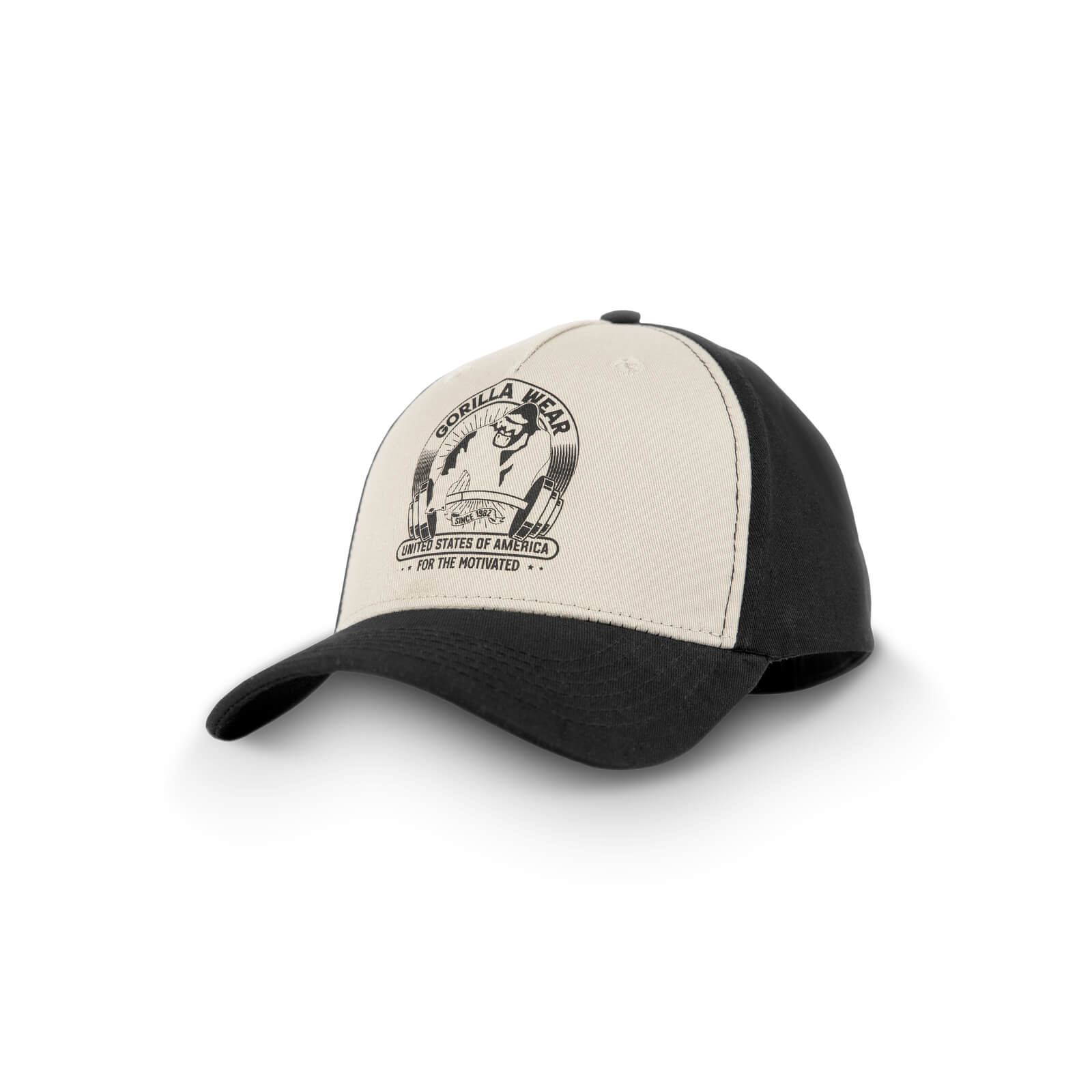 Ternet Buckley Cap, sort/beige, Gorilla Wear hos SportGymButikken.dk