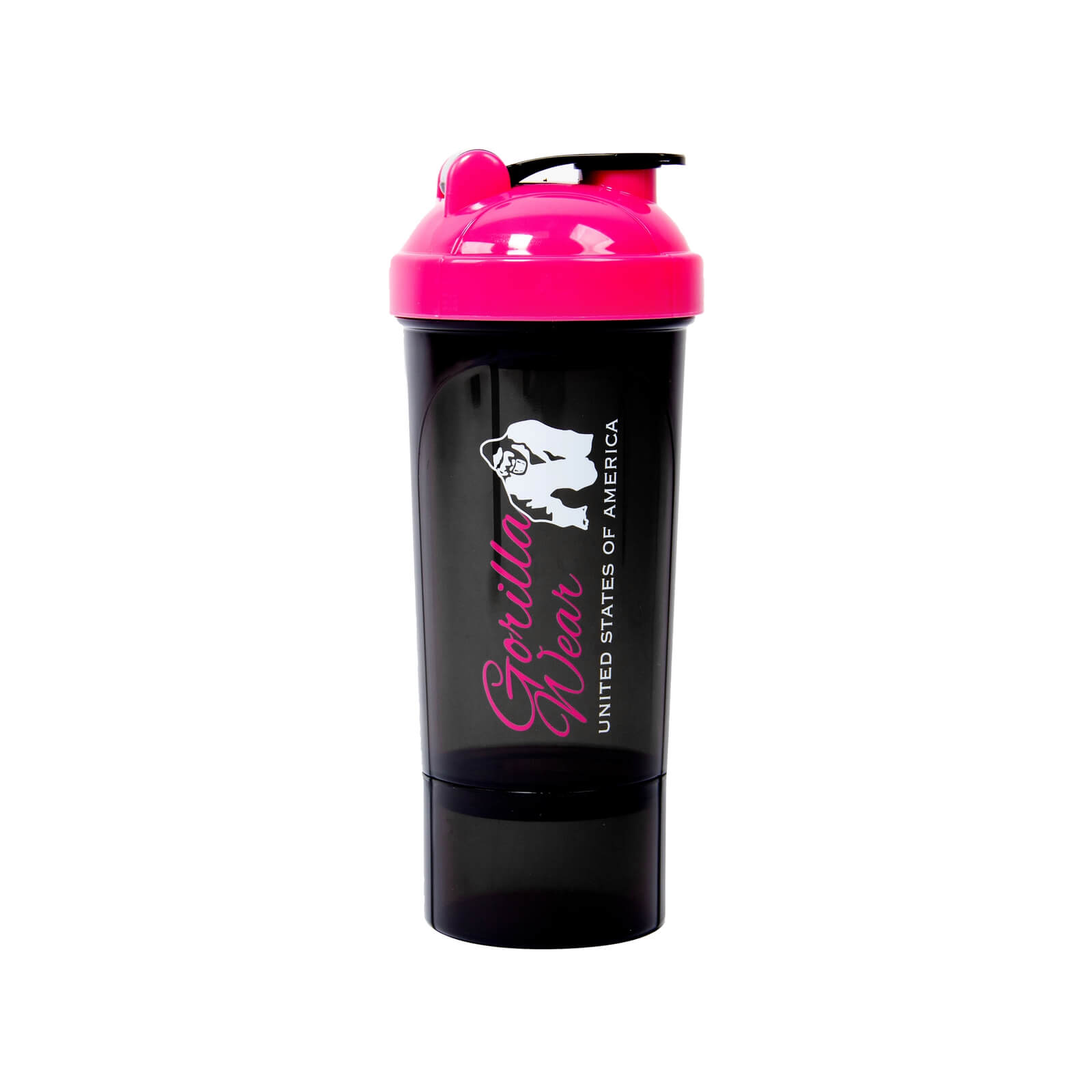 Se Shaker Compact 500 ml, sort/pink, Gorilla Wear på SportGymButikken.dk