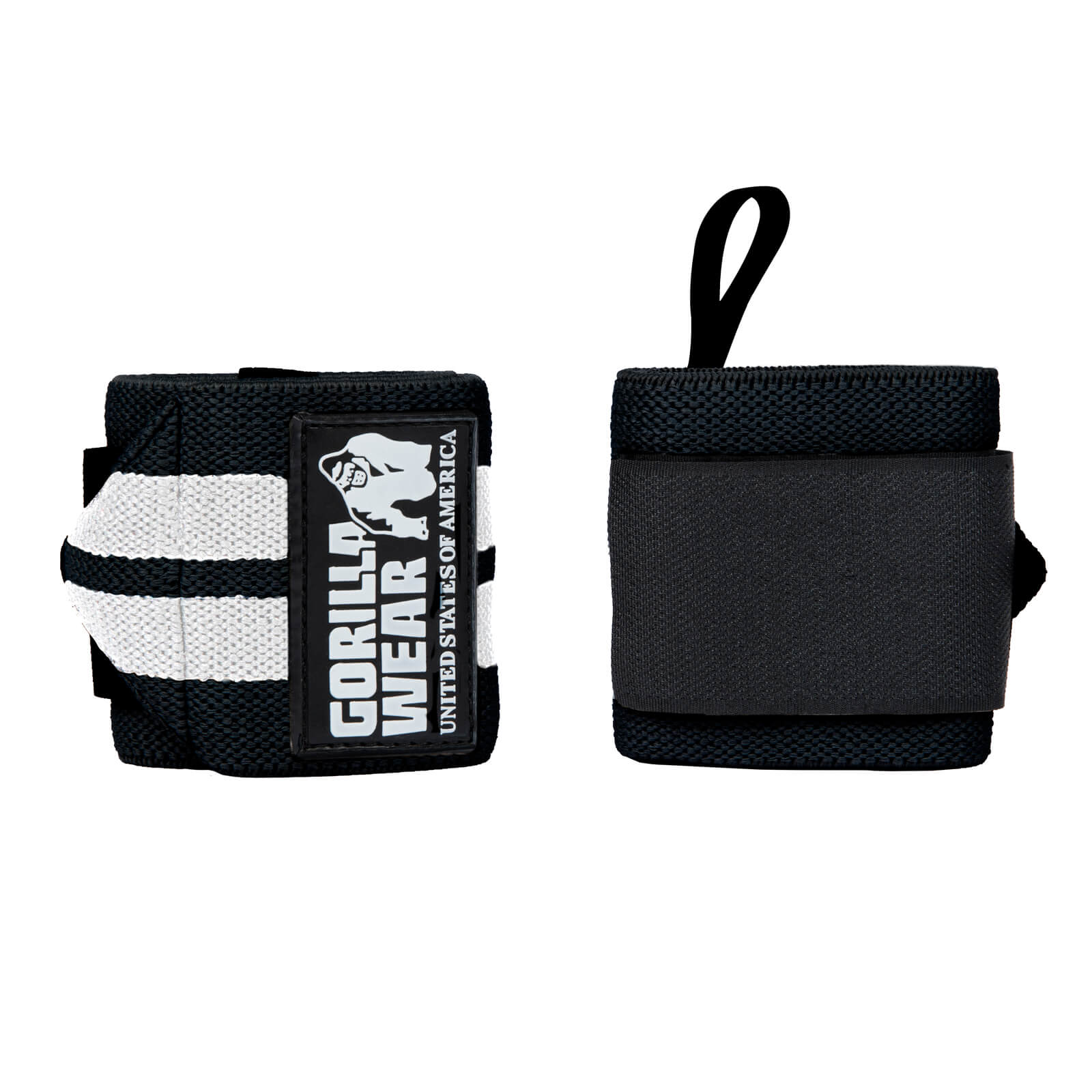 Se Wrist Wraps Pro, sort/hvid, Gorilla Wear på SportGymButikken.dk