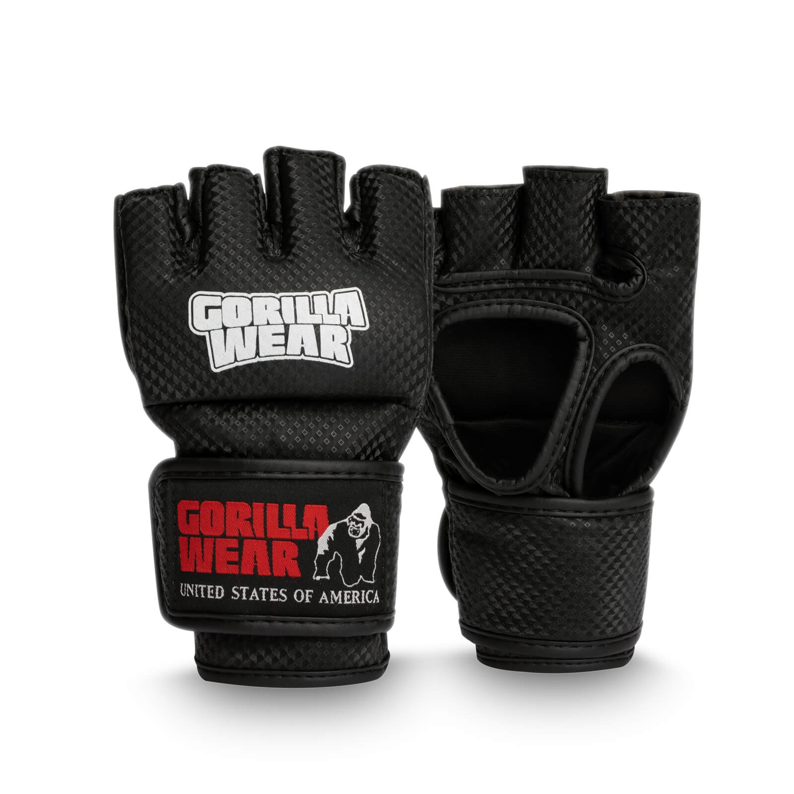 Se Berea MMA Gloves, sort/hvid, Gorilla Wear på SportGymButikken.dk