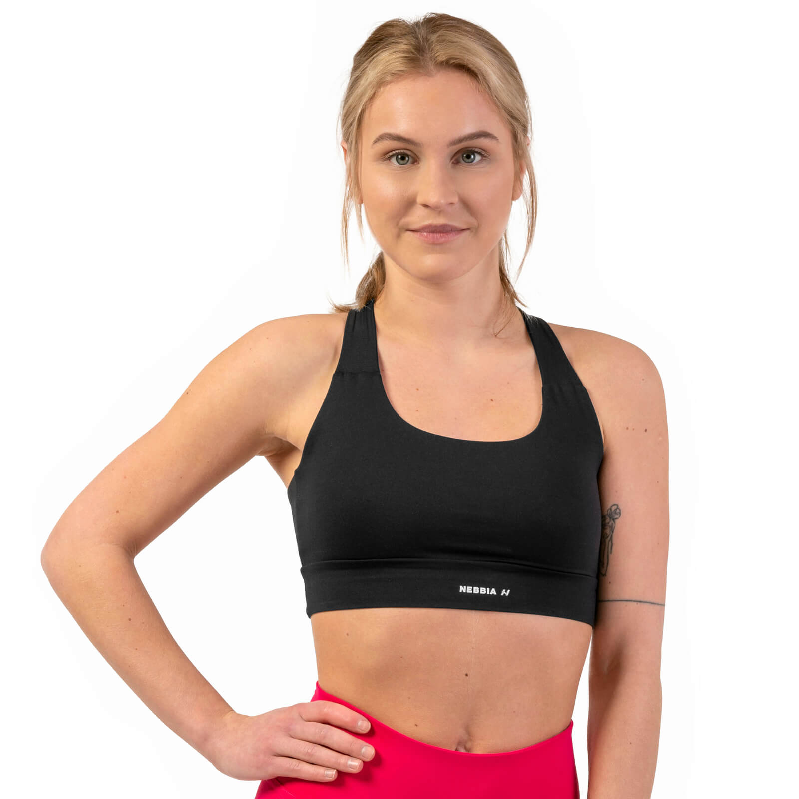 Active Sports Bra (Medium Impact), black, Nebbia