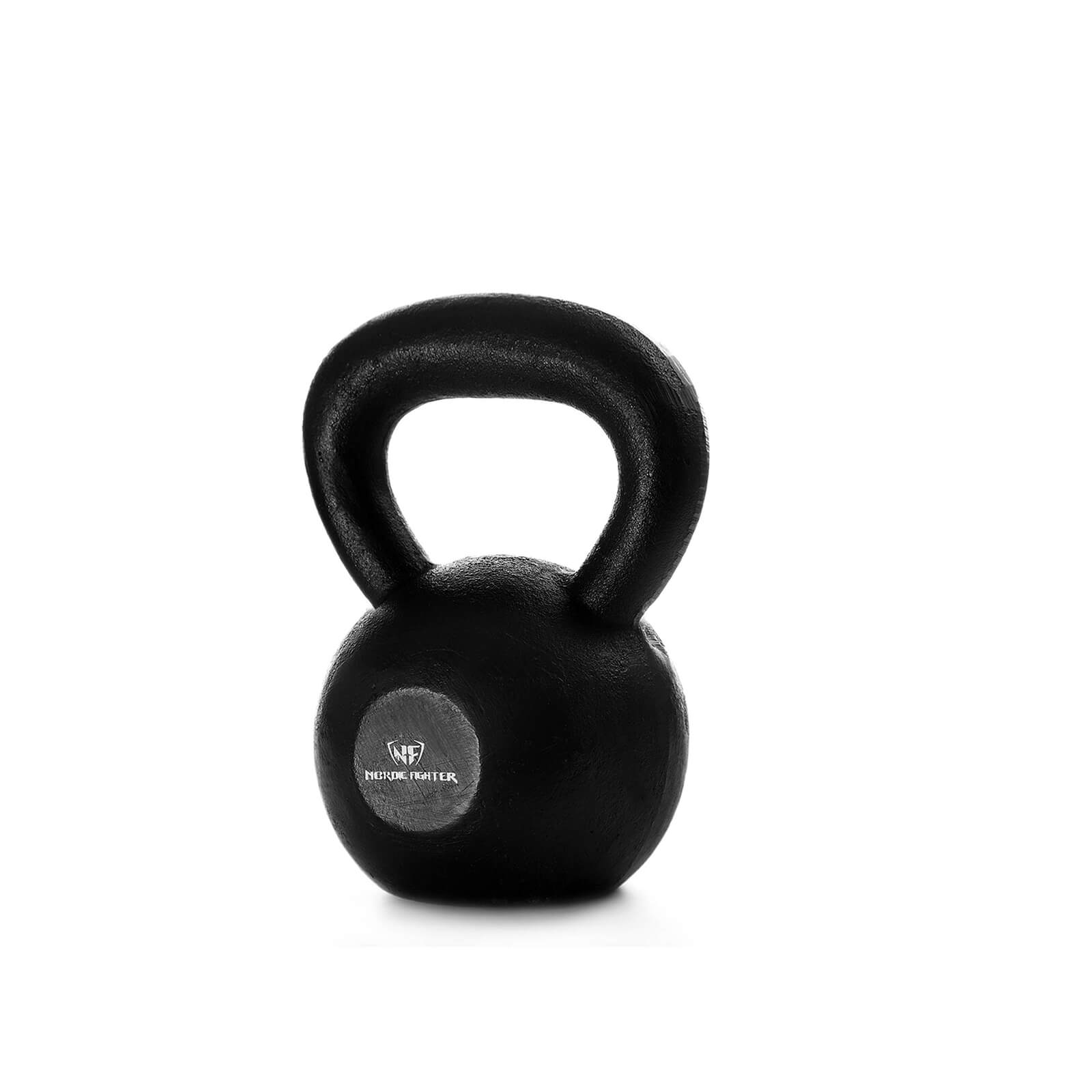 Se Kettlebell Iron Black, 8 kg, Nordic Fighter på SportGymButikken.dk