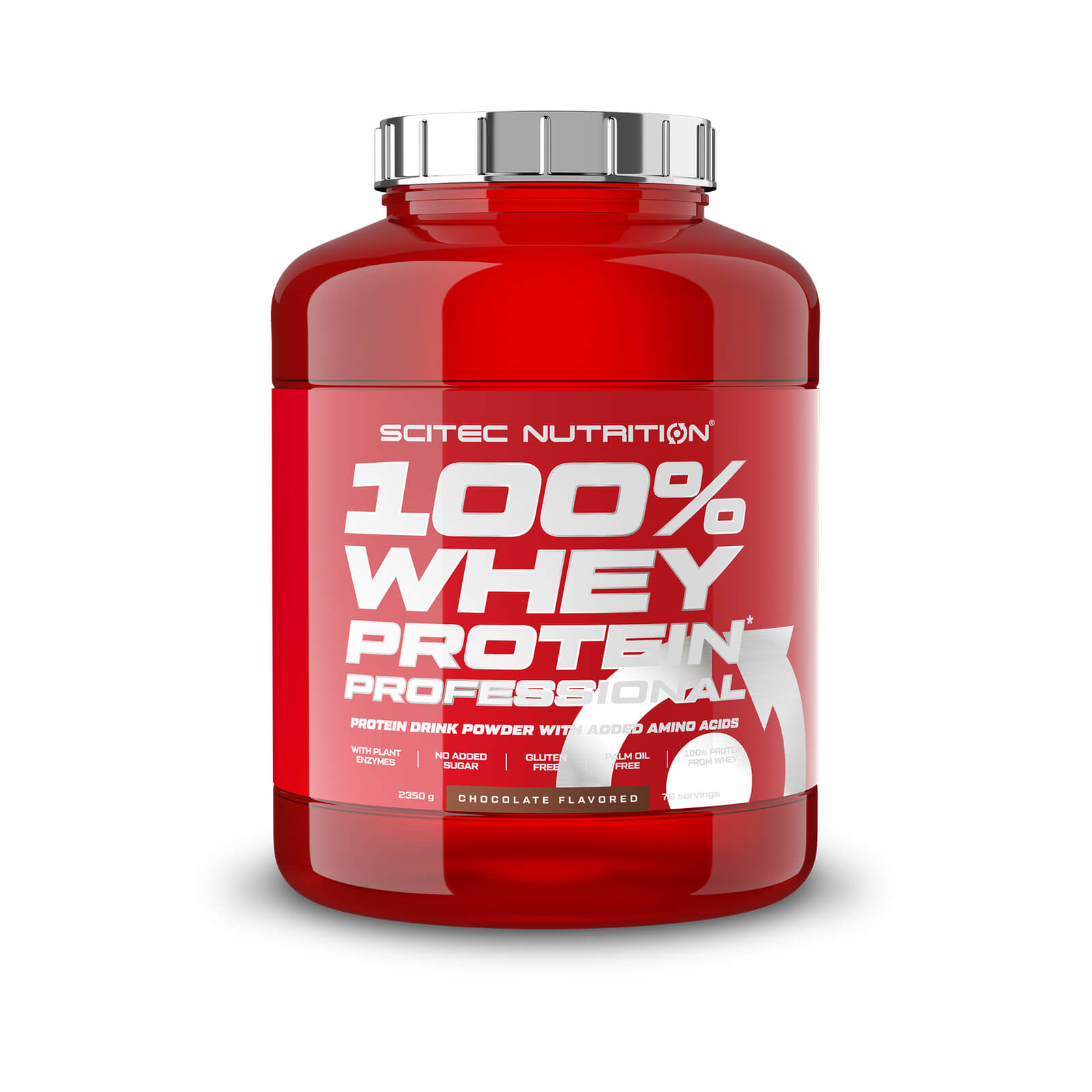 Se 100% Whey Protein Professional, Scitec Nutrition, 2350 g på SportGymB