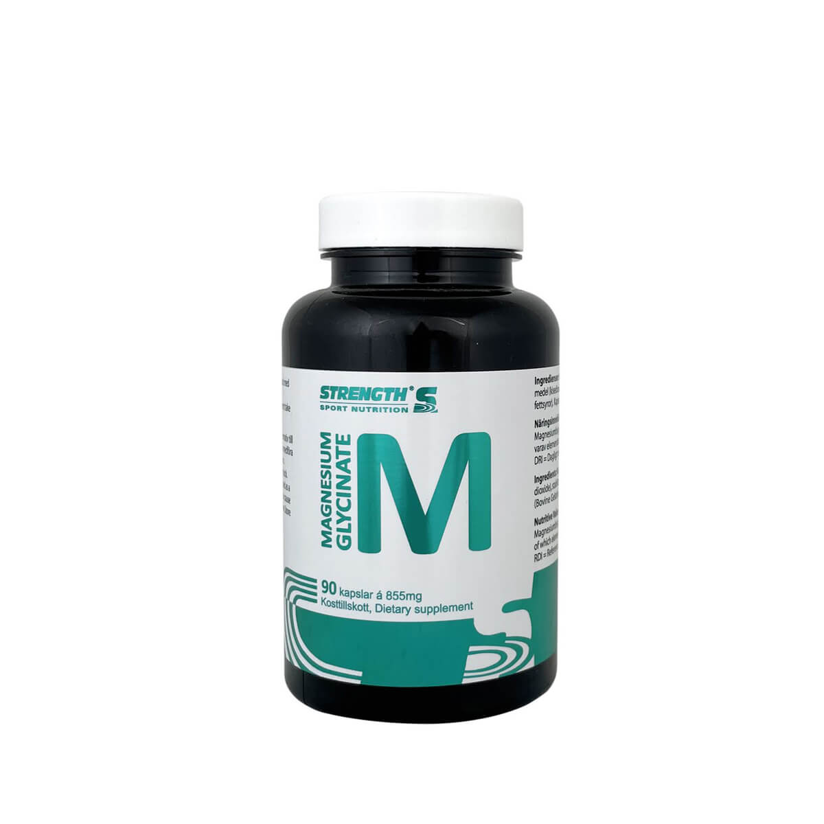 Tjek Magnesium Glycinate, 90 kapsler, Styrke på SportGymButikken.dk