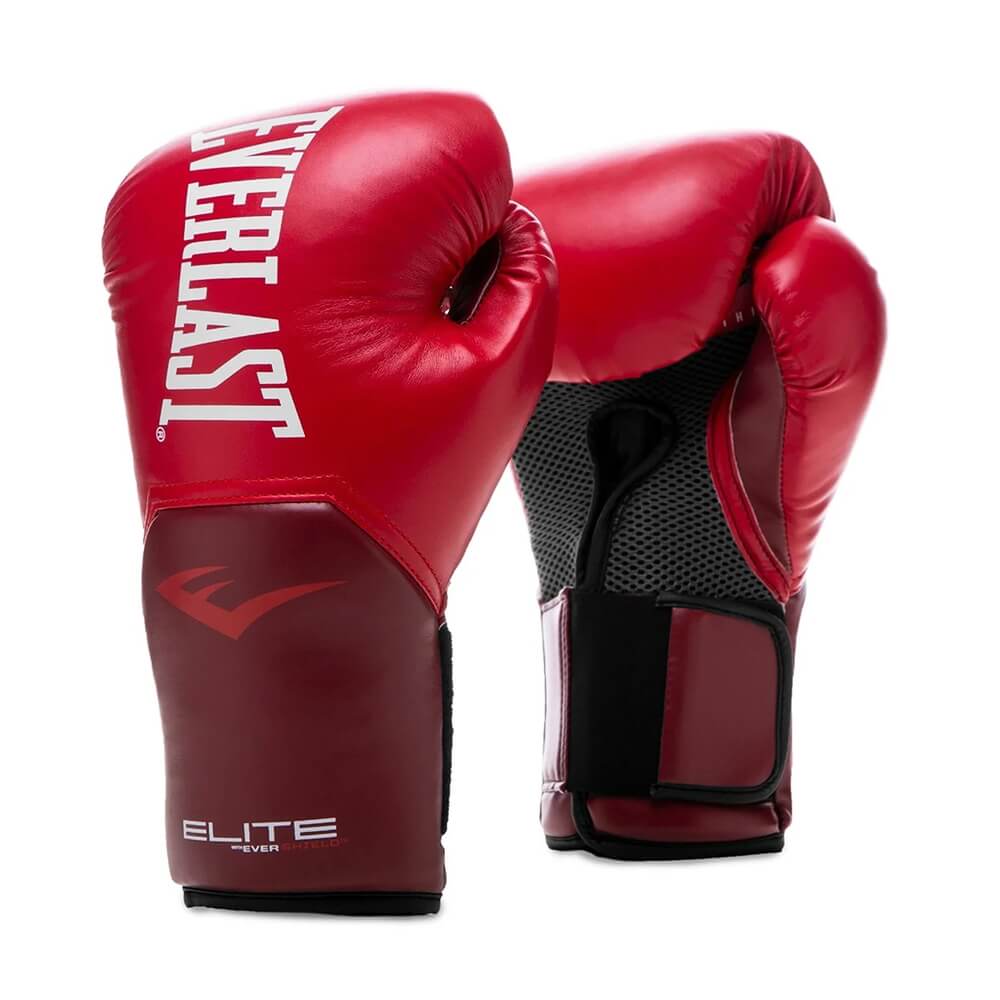 Se (Elite) Pro Style Glove, rød, Everlast på SportGymButikken.dk