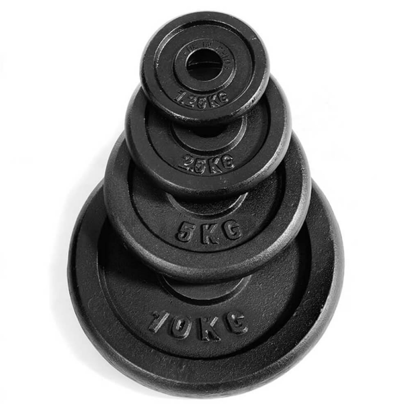 Tjek vægtskiver, 25 mm, 2 x 1,25 kg, Abilica på SportGymButikken.dk