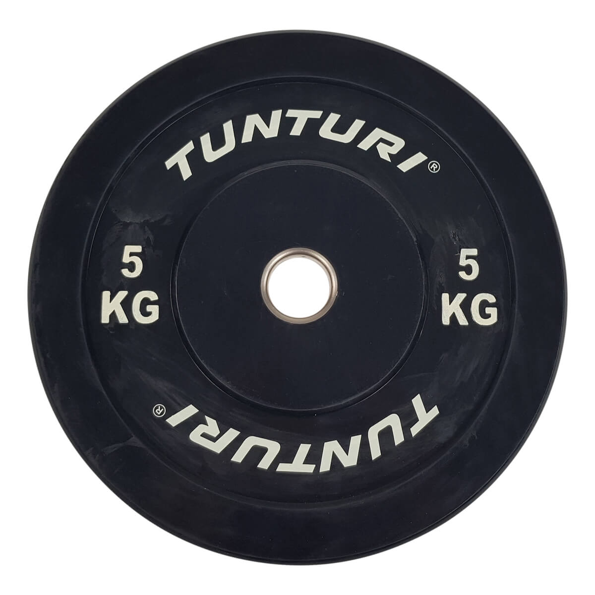 Tjek Bumper vægtskive 5 kg, Tunturi på SportGymButikken.dk