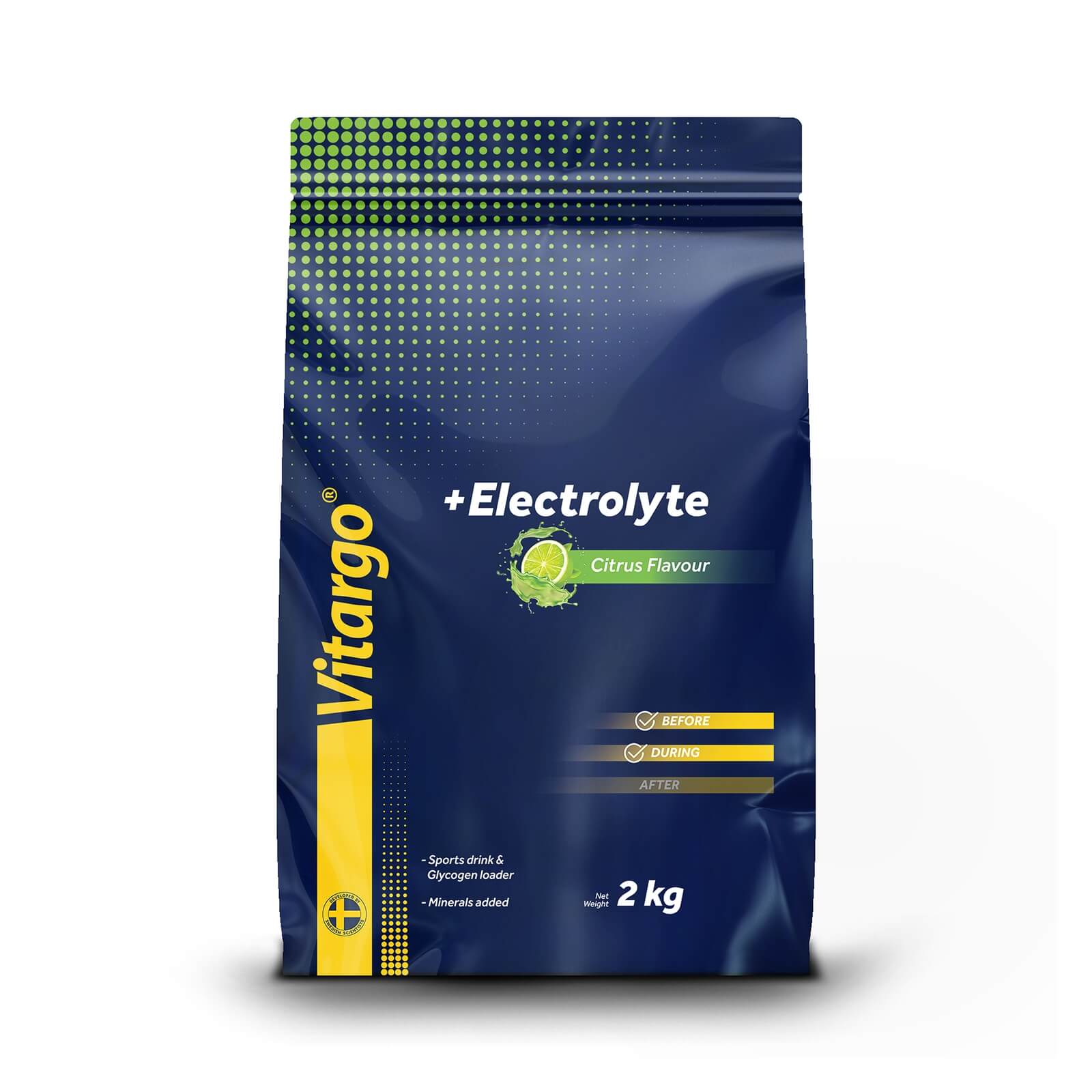 Tjek +Electrolyte, 2 kg, Vitargo på SportGymButikken.dk