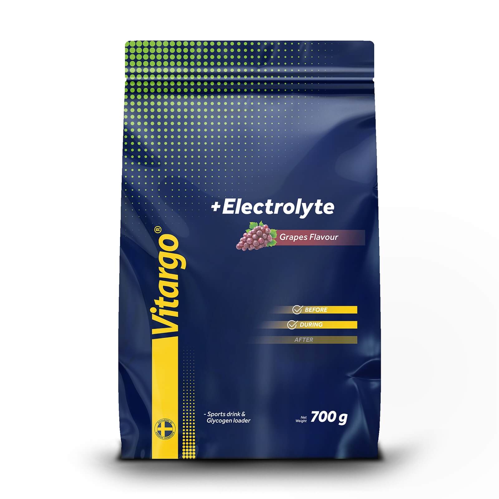 Tjek +Electrolyte, 700 g, Vitargo på SportGymButikken.dk