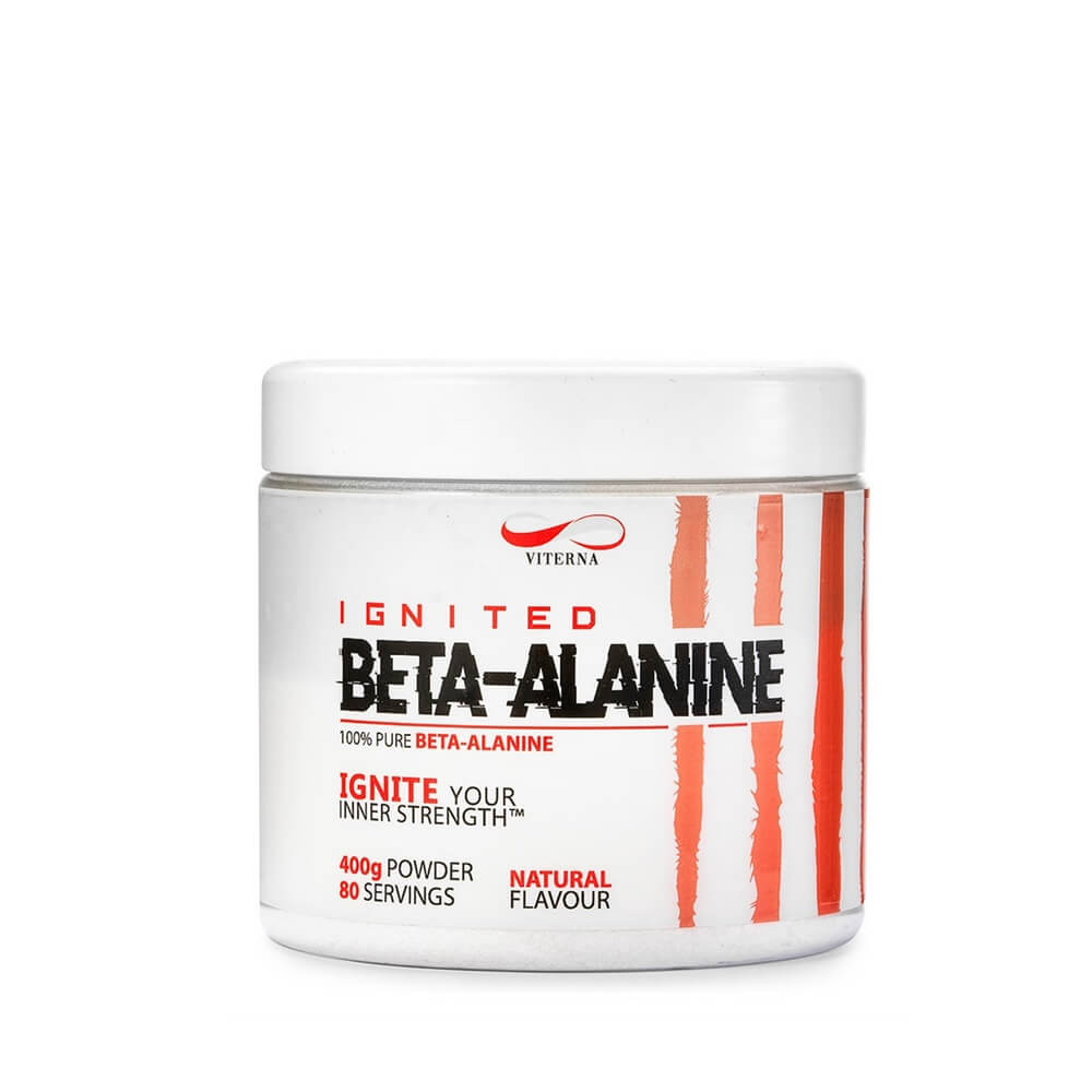 Tjek Beta-Alanine Powder, 400 g, Viterna på SportGymButikken.dk