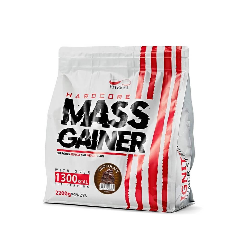 Tjek Hardcore Mass Gainer, 2200 g, Viterna på SportGymButikken.dk