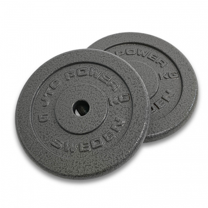 Tjek Vægtplademetal, JTC Power, 25 mm, 2 x 5 kg på SportGymButikken.dk