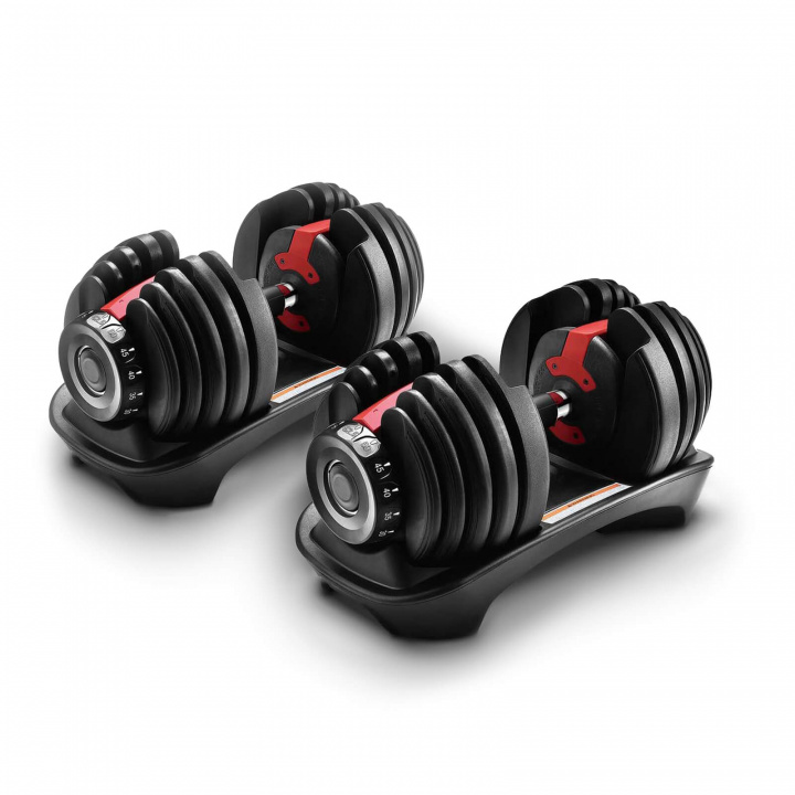 Tjek Selector Dumbbells 2 x 2,5-24 kg, JTC Power på SportGymButikken.dk