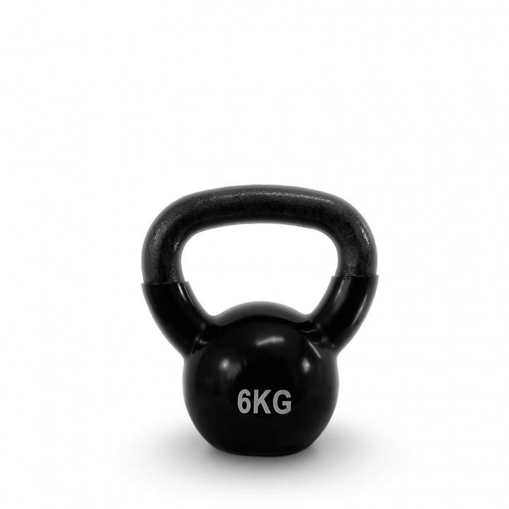 Tjek Kettlebell Vinyl, 6 kg, JTC Power på SportGymButikken.dk