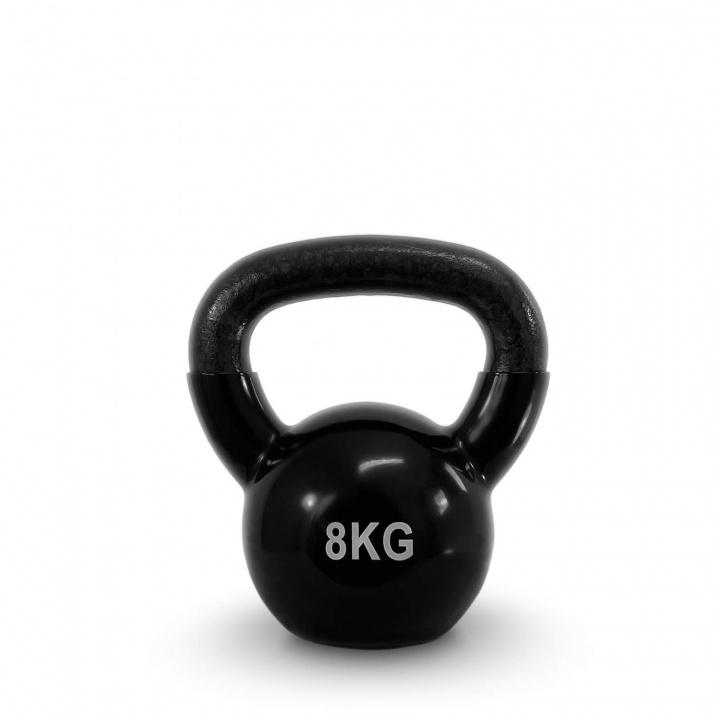 Tjek Kettlebell Vinyl, 8 kg, JTC Power på SportGymButikken.dk