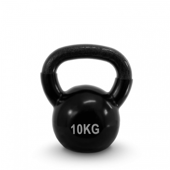 Tjek Kettlebell Vinyl, 10 kg, JTC Power på SportGymButikken.dk