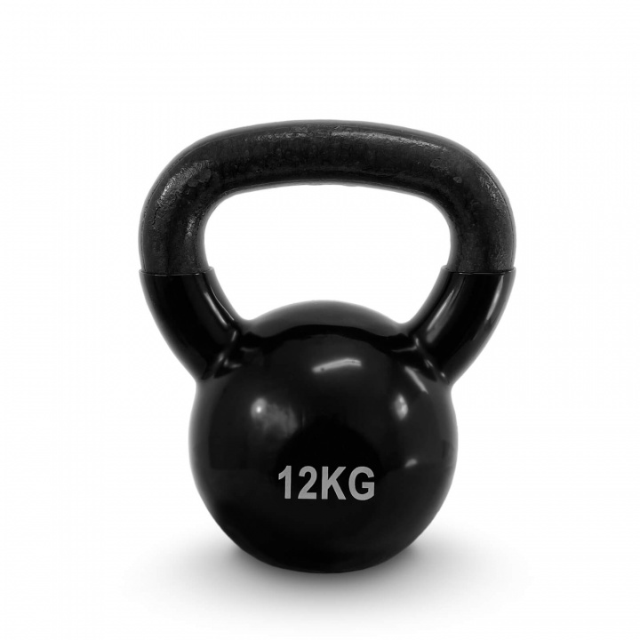 Tjek Kettlebell Vinyl, 12 kg, JTC Power på SportGymButikken.dk