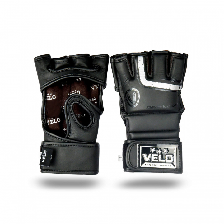 Tjek MMA Gloves Black Line, Velo på SportGymButikken.dk