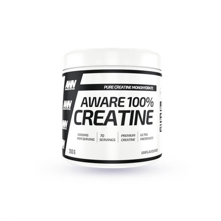 Tjek Aware Creatine 100%, 350 g, Aware Nutrition ud på SportGymButikken.dk