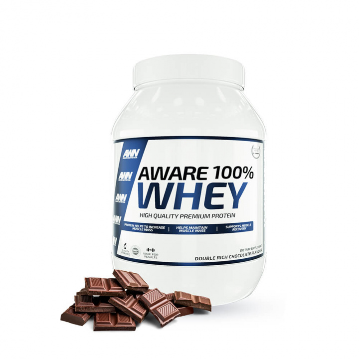 Tjek Aware Whey Protein 100%, 900 g, Aware Nutrition på SportGymButikken.dk