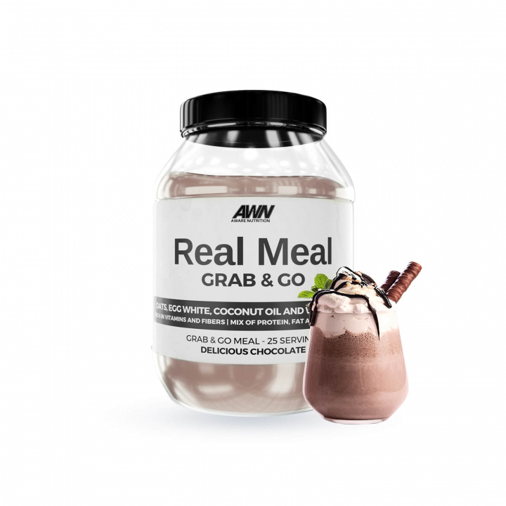 Tjek Real Meal, 1250 g, Aware Nutrition på SportGymButikken.dk