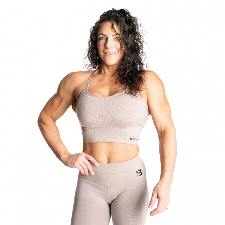 Tjek Astoria Seamless BH, varm sandmeleret, Better Bodies hos SportGymButi