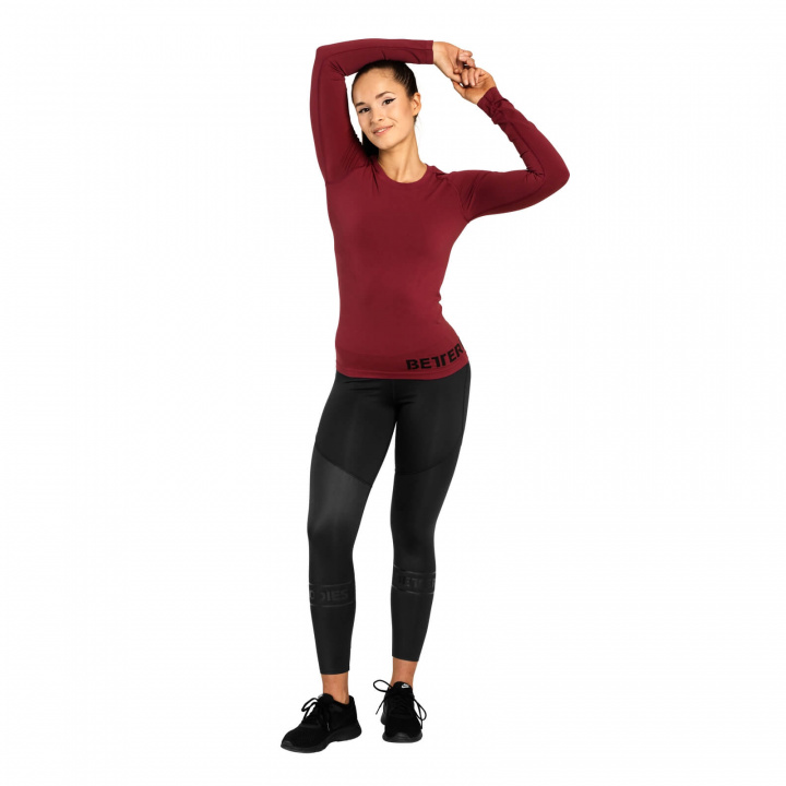 Se Nolita Seamless Ls, sangria red, Better Bodies på SportGymButikken.dk