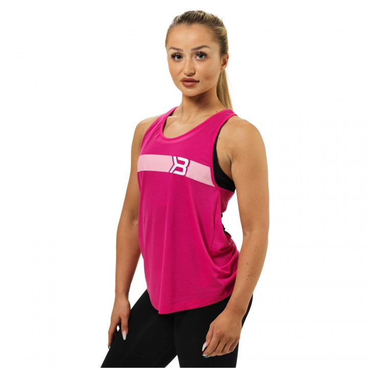 Tjek Chrystie Cut Tank, hot pink, Better Bodies på SportGymButikken.dk