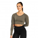 Bowery Cropped Ls, wash green, Better Bodies