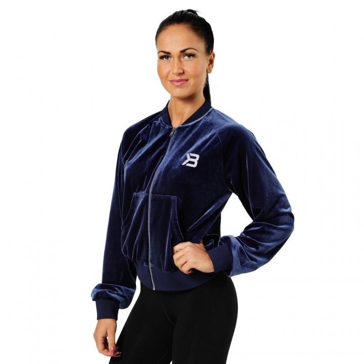 Tjek Bowery Zip L/S, dark navy, Better Bodies ud på SportGymButikken.dk