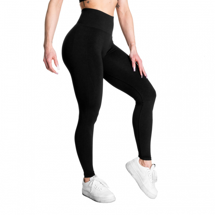 Scrunch Leggings, black, Better Bodies i gruppen Dametøj / Bukser & Tights / Træningstights hos Sportgymbutikken.dk (BB-111079-999r)