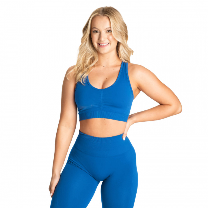 Scrunch Sports Bra, cobalt blue, Better Bodies i gruppen Dametøj / Bukser & Tights / Træningstights hos Sportgymbutikken.dk (BB-111090-540r)