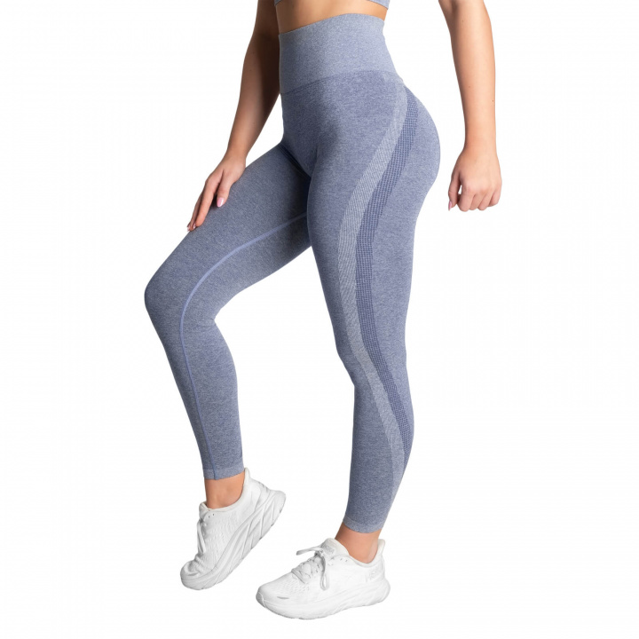 Curve Scrunch Leggings, blue melange, Better Bodies i gruppen Dametøj / Bukser & Tights / Træningstights hos Sportgymbutikken.dk (BB-111150-550r)