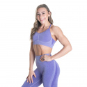 Curve Scrunch Bra, athletic purple melange, Better Bodies