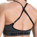 Curve Scrunch Bra, black melange, Better Bodies