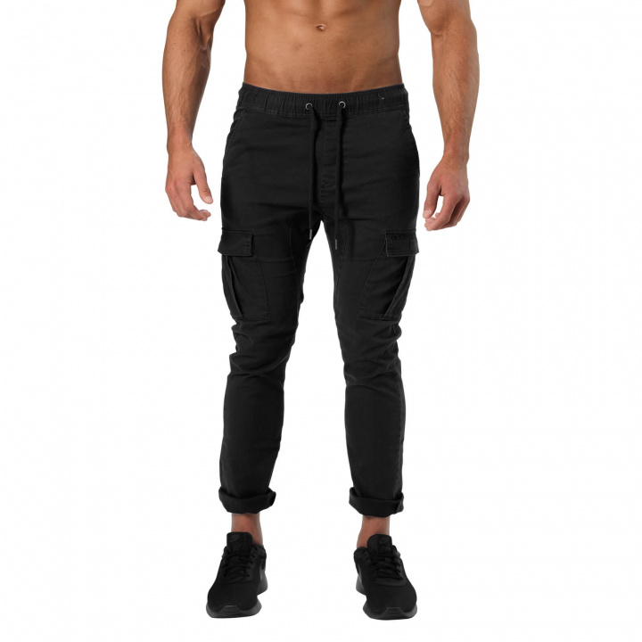 Se Harlem Cargo Pants, vask sort, Better Bodies på SportGymButikken.dk