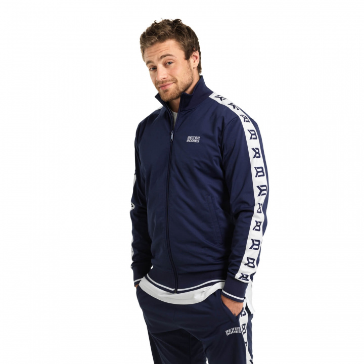 Tjek Bronx Track Jacket, dark navy, Better Bodies på SportGymButikken.dk