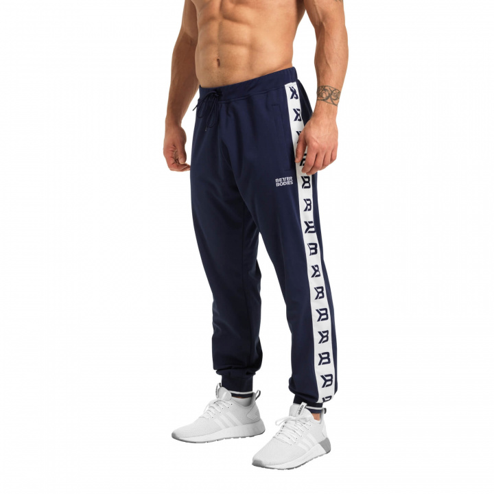 Tjek Bronx Track Pants, dark navy, Better Bodies på SportGymButikken.dk